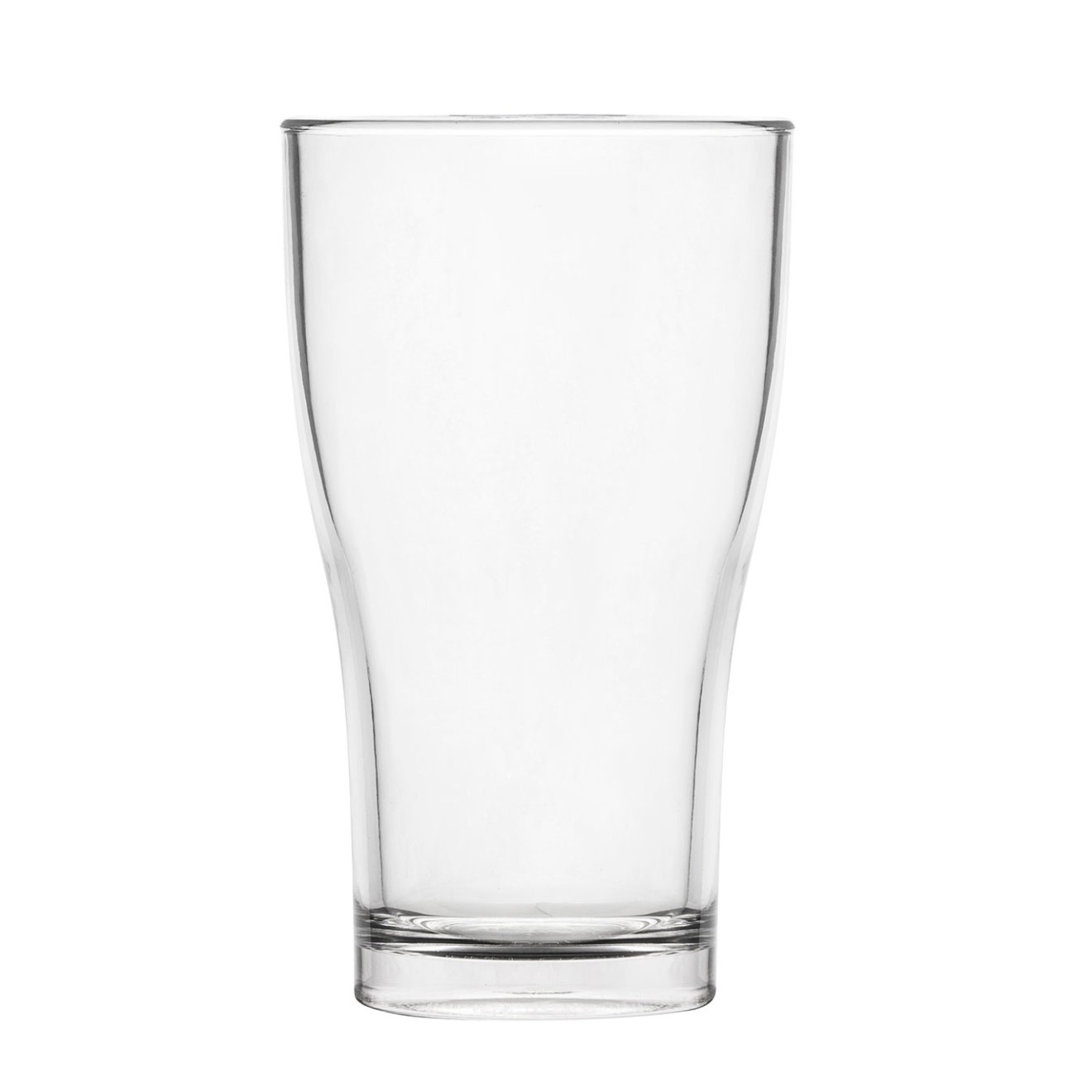 10 Stück Weizenbierglas 0,5l aus Kunststoff in Glasoptik